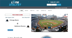 Desktop Screenshot of lineanalyst.com